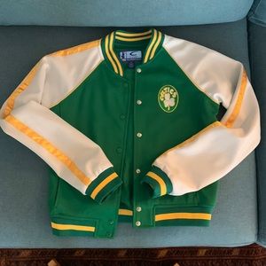 NBA 4 her Boston Celtics Full Snap Jacket